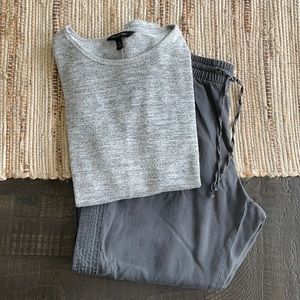 Banana Republic Gray Pants and Shirt Outfit Sz. M